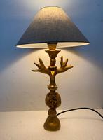 Pierre Casenove verguld bronzen lamp Totum, Gebruikt, Jaren 90, Ophalen of Verzenden, Metaal