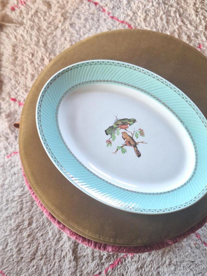 Ovaal Frans serveerdbord /schaal, Antiek en Kunst, Antiek | Servies los, Ophalen of Verzenden