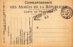 Frankrijk Correspondentiekaart Leger Republique  Zeldzaam, Postzegels en Munten, Brieven en Enveloppen | Buitenland, Verzenden
