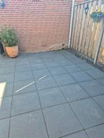 diephaus betontegel antraciet 50x50 35m2, Tuin en Terras, Ophalen, Gebruikt, 10 m² of meer, Beton