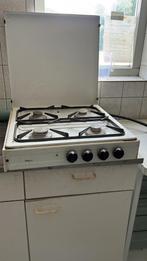 4 pits gasfornuis tafelmodel kan nog een rondje mee op, Witgoed en Apparatuur, Minder dan 85 cm, Zo goed als nieuw, Gas, 4 kookzones