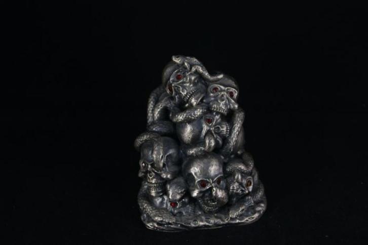 Myth and Magic tinnen beeldjes van Tudor Mint, Verzamelen, Beelden en Beeldjes, Zo goed als nieuw, Fantasy, Ophalen of Verzenden