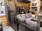 RVS terrasscherm glas - windscherm, Ophalen, 200 cm of meer, 150 tot 200 cm, Glas