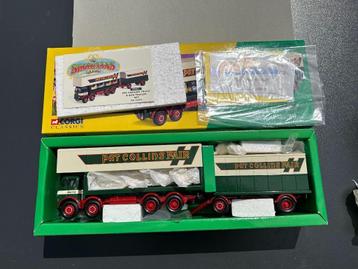09901 THE SHOWMANS RANGE-ERF DODGEM TRUCK & BOX TRAILER SET  beschikbaar voor biedingen