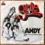 Girlie Andy 7" FH For Love It Takes Two glam nederpop female, Gebruikt, 7 inch, Single, Ophalen of Verzenden