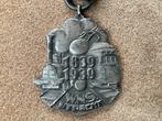 1839 - 1939 W.N.S. Utrecht treinen medaille uit 1939, Ophalen of Verzenden, Gebruikt, Trein, Overige typen