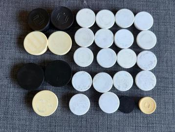 Set magneten voor whiteboard – zwart, wit ronde magneetjes beschikbaar voor biedingen