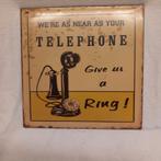 Metalen bordje, Huis en Inrichting, Woonaccessoires | Tekstborden en Spreuken, Ophalen of Verzenden, Zo goed als nieuw