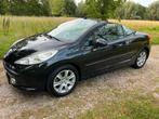 Peugeot 207 1.6 16V CC 88KW 2007 Zwart, Auto's, Voorwielaandrijving, 65 €/maand, 4 cilinders, Cabriolet