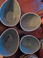 Jewel schalen 4x, Ophalen, Overige stijlen, Glas, Schaal of Schalen