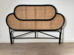 Rotan Hoofdbord 160cm - Bohemian Stijl, Huis en Inrichting, Slaapkamer | Bedden, Overige materialen, Bruin, Tweepersoons, Ophalen of Verzenden