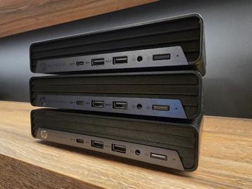 HP Elitedesk 800 G6 Mini-Intel i7 10700-16Gb DDr4-256Gb SSD beschikbaar voor biedingen