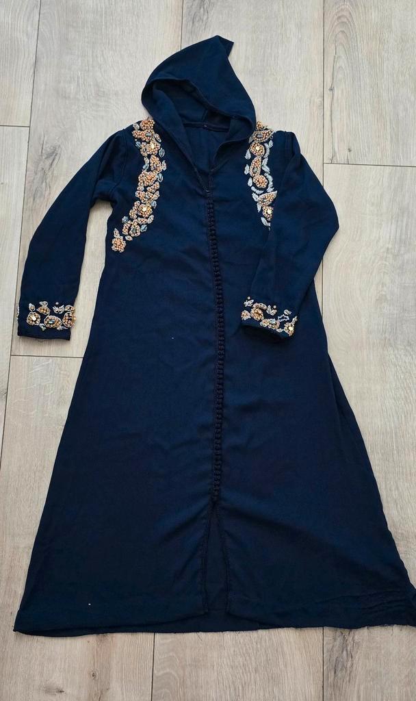 Feestelijke Marokkaanse djellaba 7- 8 jaar, Kinderen en Baby's, Kinderkleding | Maat 128, Meisje, Jas, Ophalen of Verzenden