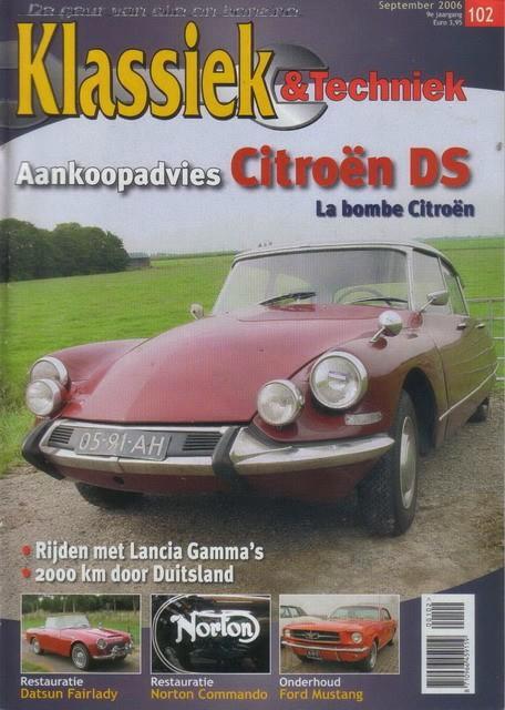 Klassiek & Techniek 102 2006 : Datsun Fairlady - Citroen DS, Boeken, Auto's | Folders en Tijdschriften, Gelezen, Algemeen, Ophalen of Verzenden