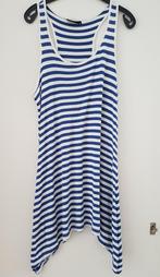 Blauw/wit gestreepte jurk 2-Bizzy maat XL *b, Blauw, Ophalen of Verzenden, Zo goed als nieuw, Maat 46/48 (XL) of groter