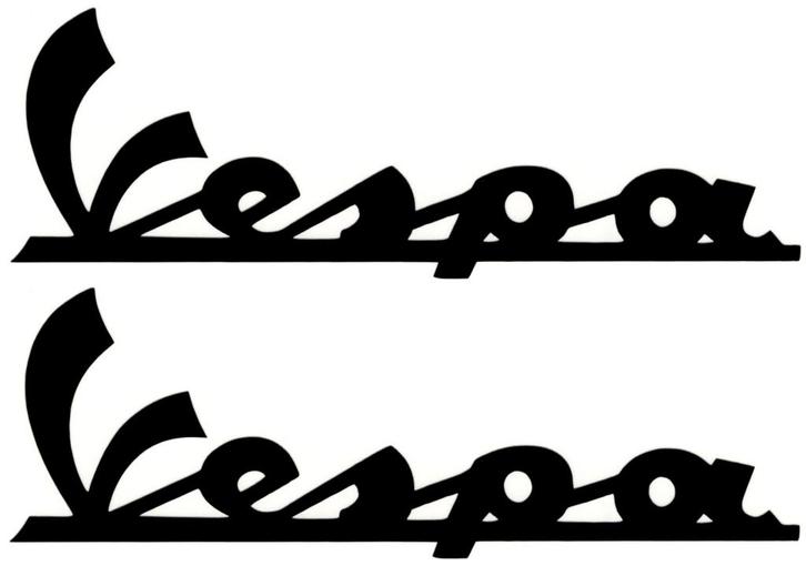 Vespa sticker set #5, Motoren, Accessoires | Stickers, Verzenden