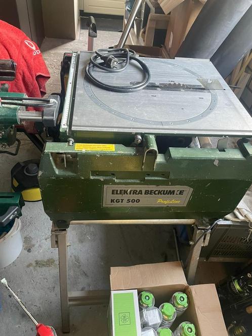 Elektra Beckum KGT500, Doe-het-zelf en Verbouw, Gereedschap | Zaagmachines, Gebruikt, Cirkelzaag, 1200 watt of meer, 70 mm of meer