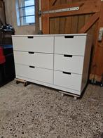 2x Ikea nordli ladekast met 6 lades, zonder gebruikssporen, Ophalen, 100 tot 150 cm, 5 laden of meer, Zo goed als nieuw