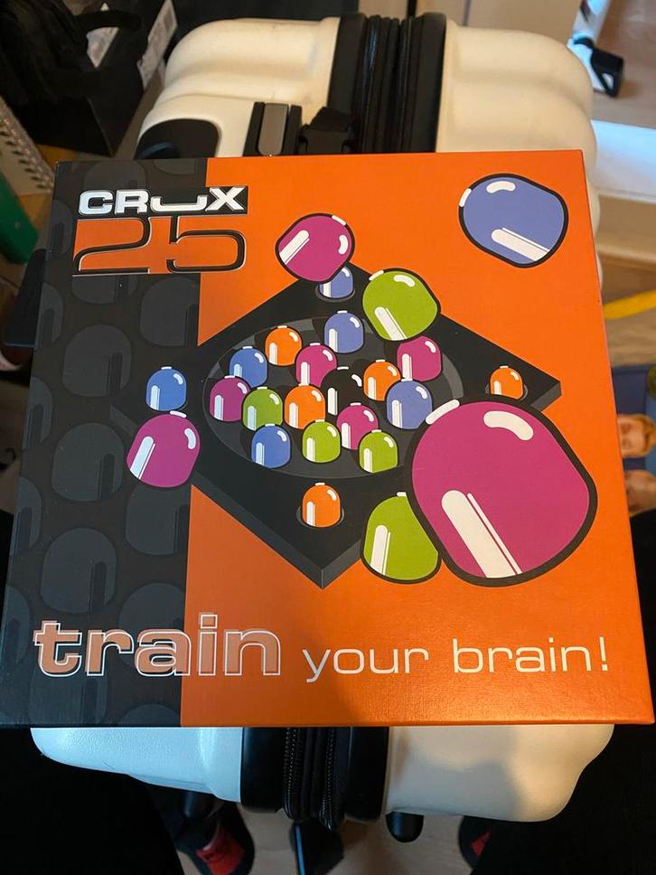 Crux 25 Denkspel - Train je brein!, Hobby en Vrije tijd, Denksport en Puzzels, Zo goed als nieuw, Overige typen, Minder dan 500 stukjes
