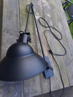 Zwarte industriële wandlamp, Huis en Inrichting, Lampen | Wandlampen, Zo goed als nieuw, Ophalen