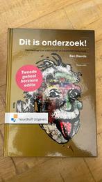 B. Baarda - Dit is onderzoek!, Ophalen of Verzenden, B. Baarda, Management, Zo goed als nieuw