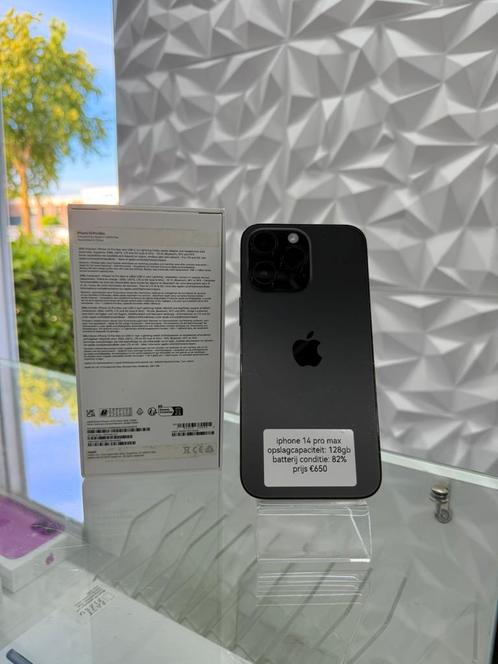 iPhone 14 Pro Max – 128GB | Zwart, Telecommunicatie, Mobiele telefoons | Apple iPhone, Zo goed als nieuw, 128 GB, Zwart, Ophalen