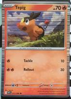 Pokemon - Tepig (WHT 011) - Holo rare.., Ophalen of Verzenden, Nieuw, Losse kaart, Foil
