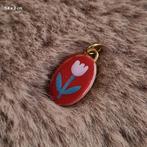 Bedel rvs hanger stainless steel charm tulip tag bloem tulp, Overige merken, Overige materialen, Verzenden, Nieuw