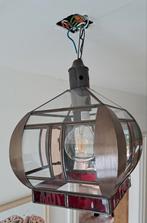 Mexicaanse glas in lood lamp, Huis en Inrichting, Lampen | Hanglampen, Ophalen, Zo goed als nieuw, Glas, Minder dan 50 cm