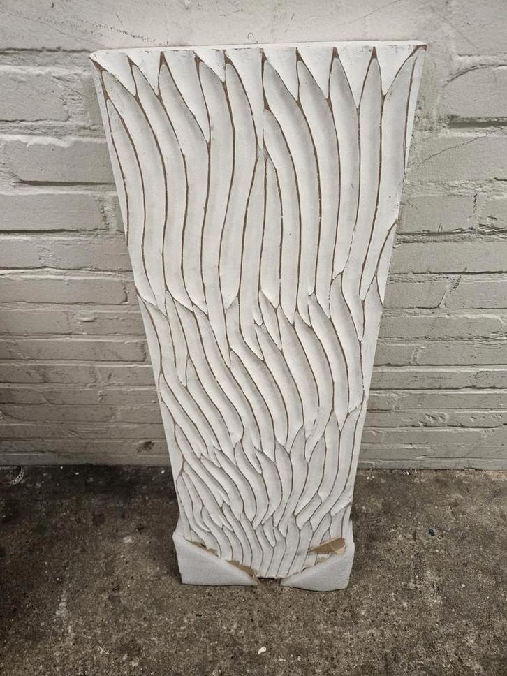 PTMD Wandpanelen Wit & Grijs - Nieuw - 92x30.5cm, Tuin en Terras, Tuinvazen, Nieuw, Ophalen