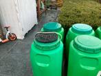 Regentonnen - Vaten, Tuin en Terras, Regentonnen, Kunststof, Gebruikt, Met kraantje, Ophalen of Verzenden