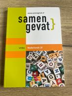 Samengevat vmbo Nederlands 2f, Boeken, Schoolboeken, Verzenden, Zo goed als nieuw, VMBO, Nederlands