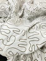 coupon katoen Afrikaans, Verzenden, Wit, Nieuw, 30 tot 120 cm