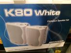 JB Systems K80 White Speakerset - Compact, Audio, Tv en Foto, Luidsprekers, Overige merken, Ophalen of Verzenden, Zo goed als nieuw