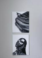 Zelfgeschilderd schilderij, Ophalen of Verzenden