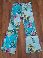 Zara low-rise semi-flared pants with floral print. Size 34, Overige kleuren, Zara, Nieuw, Ophalen of Verzenden