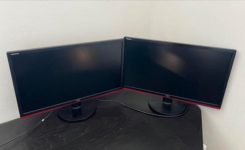 Twee AOC monitoren, Computers en Software, Monitoren, Zo goed als nieuw, 61 t/m 100 Hz, DisplayPort, HDMI, VGA, Gaming, TN, Full HD