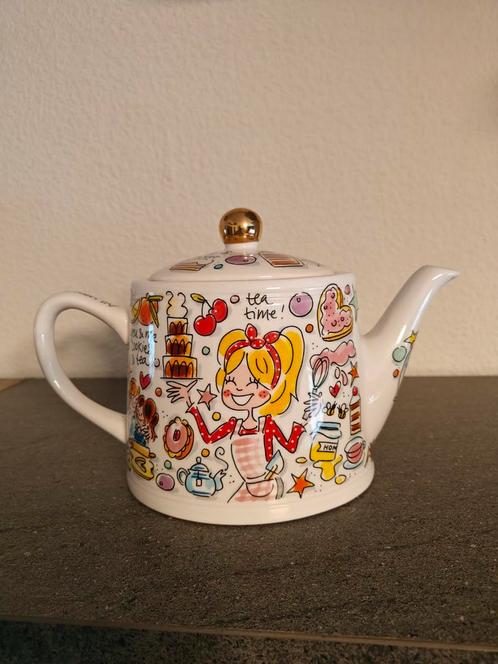 Blond Amsterdam Theepot 'You And Me', Huis en Inrichting, Keuken | Servies, Nieuw, Overige typen, Blond Amsterdam, Aardewerk, Ophalen of Verzenden
