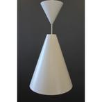 2x IKEA HOTTA 365+ Vintage Hanglamp Wit, Huis en Inrichting, Lampen | Hanglampen, Kunststof, Gebruikt, Vintage, Ophalen of Verzenden