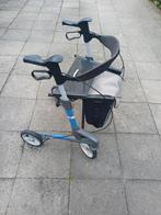 Topro Troja 5G M rollator blauw met rugsteun, Diversen, Rollators, Ophalen, Opvouwbaar, Zo goed als nieuw