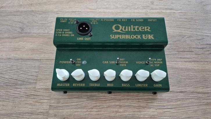 Quilter Superblock UK, Muziek en Instrumenten, Versterkers | Bas en Gitaar, Zo goed als nieuw, Gitaar, Minder dan 50 watt, Ophalen of Verzenden