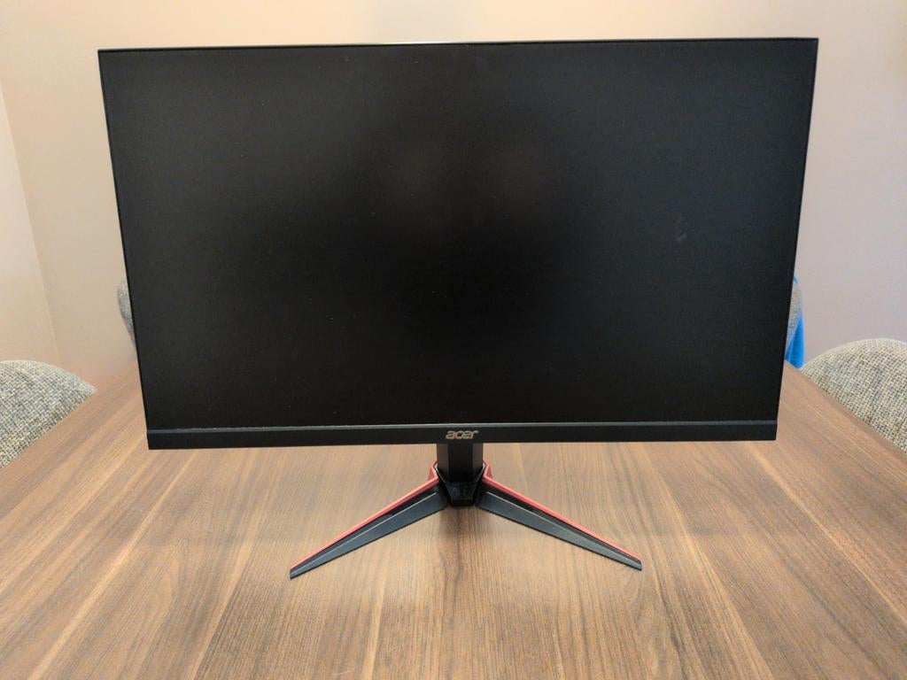ACER NITRO monitor, zwart rood, IPS, Acer Nitro, Full HD, Minder dan 1 ms