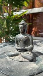 Boeddha in stolp brons, Ophalen of Verzenden, Zo goed als nieuw