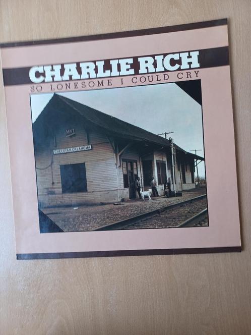 CHARLIE RICH  -  SO LONESOME I COULD CRY    lp, Cd's en Dvd's, Vinyl | Country en Western, Gebruikt, 12 inch, Ophalen