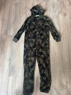 HEMA Onesie Camouflage 134/140, Ophalen, Zo goed als nieuw, Jongen of Meisje