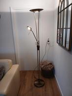 Staande schemerlamp, brons kleur., Huis en Inrichting, Lampen | Vloerlampen, Ophalen of Verzenden