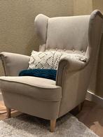 Beige Ikea Wing back chair, Huis en Inrichting, Fauteuils, Ophalen of Verzenden, Zo goed als nieuw, 75 tot 100 cm