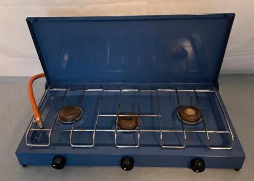 3 pits kooktoestel met deksel. 
Ideaal voor kamperen, Caravans en Kamperen, Kampeeraccessoires, Zo goed als nieuw, Ophalen