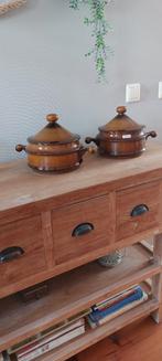 2 mooie porseleinen dekschalen, Huis en Inrichting, Keuken | Servies, Ophalen of Verzenden, Porselein, Overige stijlen, Bord(en)