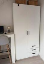 Leenbakker kledingkast met roede en lades, Huis en Inrichting, Kasten | Kledingkasten, Ophalen, Overige materialen, Gebruikt, 200 cm of meer